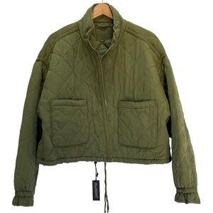 Blank NYC Cropped Quilted Jacket